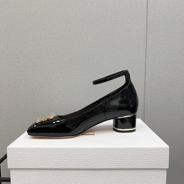 Miss Dior Pump 45mm In Black Glossy Lambskin 995141