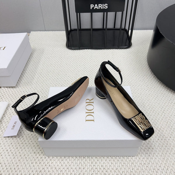 Miss Dior Pump 45mm In Black Glossy Lambskin 995141