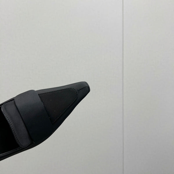 D'ORSAY PUMPS IN BLACK SILK