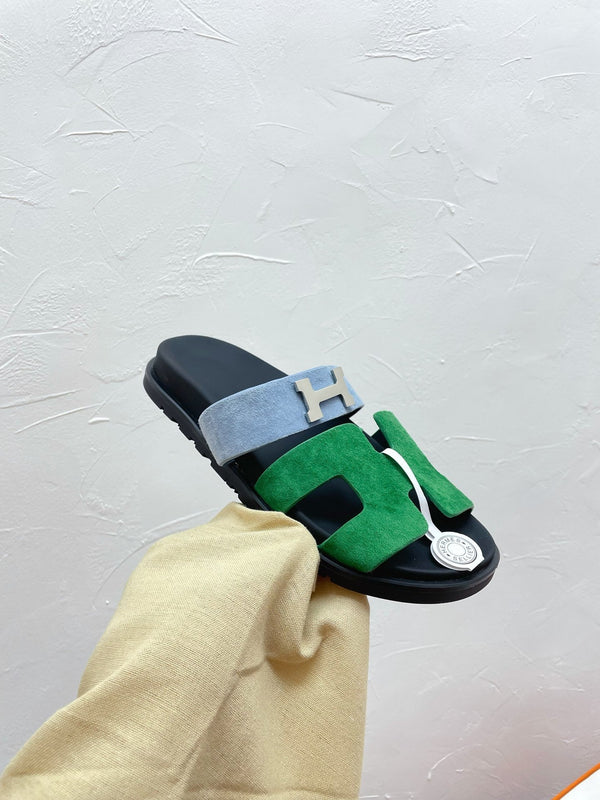 CHYPRE SANDAL OCEAN MIX SKY SUEDE WITH H BUCKLE