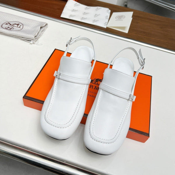 SANDALO SNOW IN PELLE DI VITELLO CON PUNTA QUADRATA