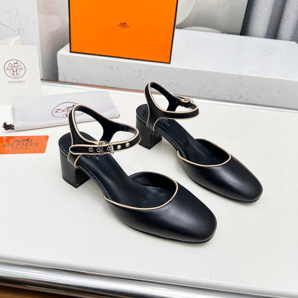 Décolleté Kamilla ̉60 Pelle di agnello nera 214074