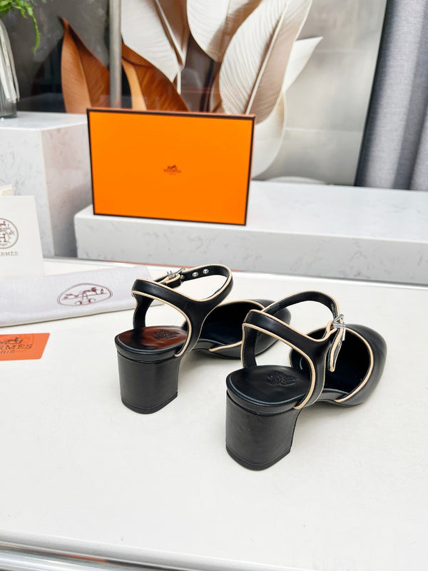 Décolleté Kamilla ̉60 Pelle di agnello nera 214074