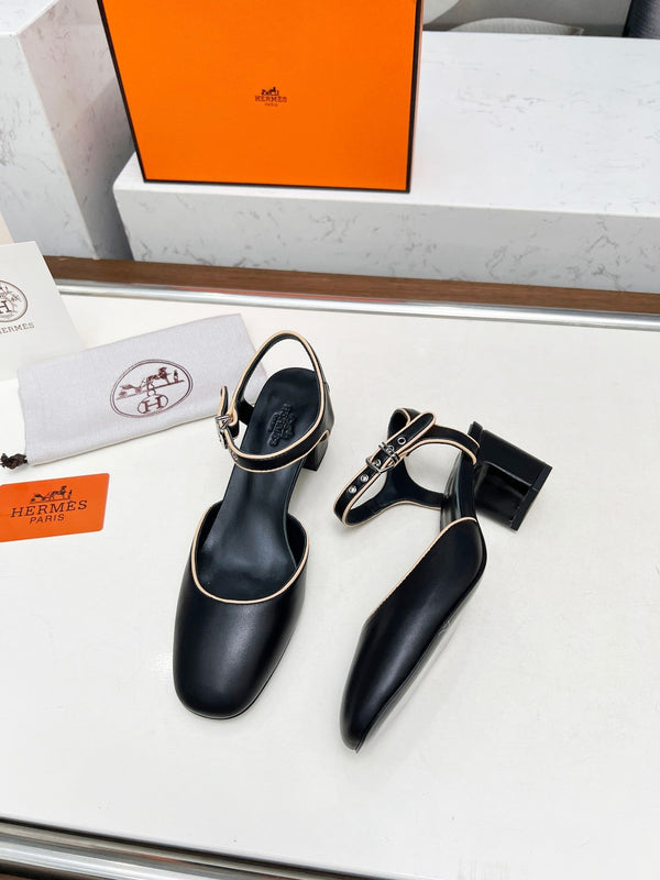 Décolleté Kamilla ̉60 Pelle di agnello nera 214074