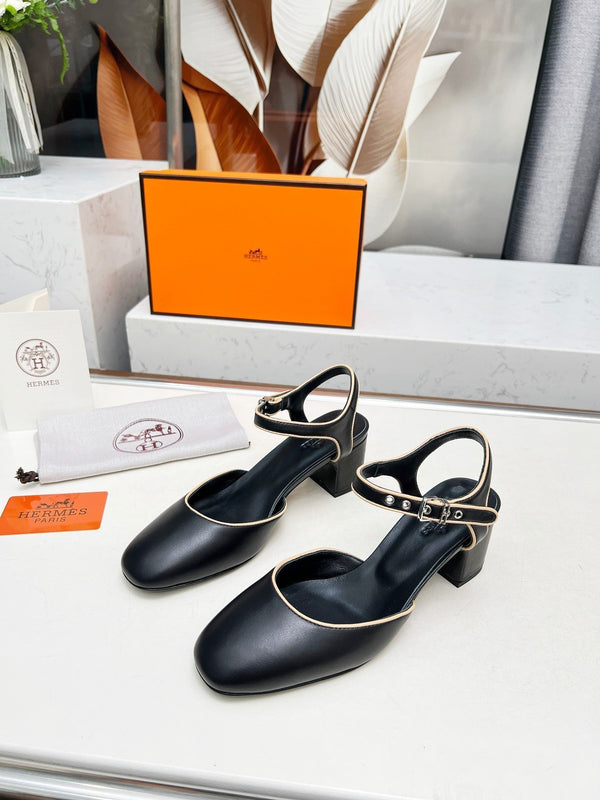 Décolleté Kamilla ̉60 Pelle di agnello nera 214074