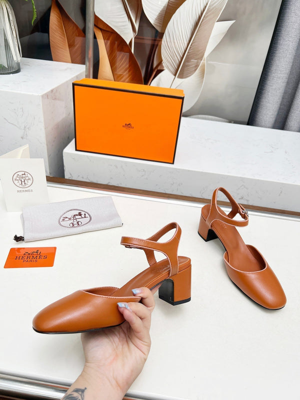 Décolleté Kamilla ̉60 Pelle di agnello marrone chiaro 214073