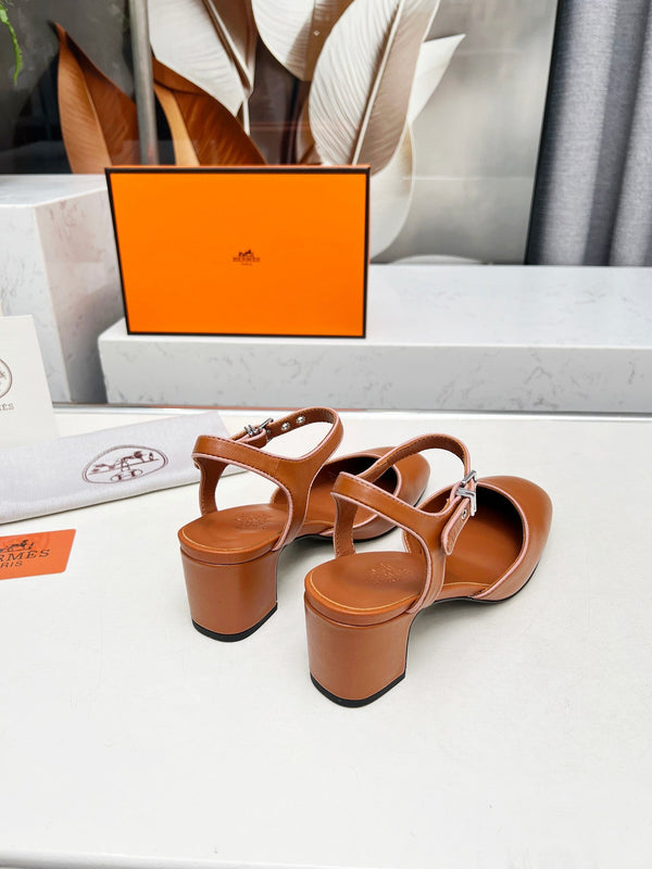 Décolleté Kamilla ̉60 Pelle di agnello marrone chiaro 214073