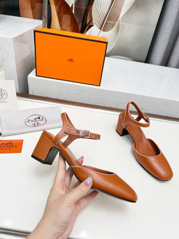 Décolleté Kamilla ̉60 Pelle di agnello marrone chiaro 214073