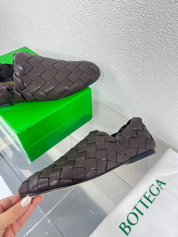 Bottega Veneta Intrecciato Dark Brown Lambskin 972903