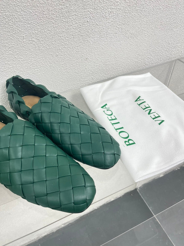 Bottega Veneta Intrecciato Green Lambskin 972905