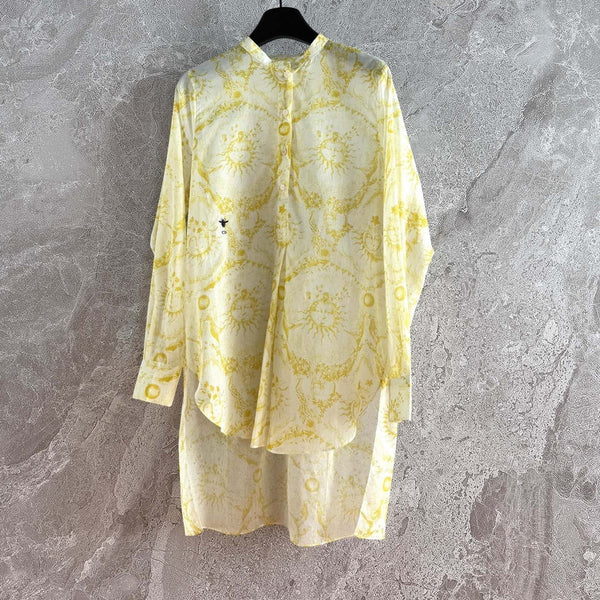 CD Shirt Lemon Yellow Cotton