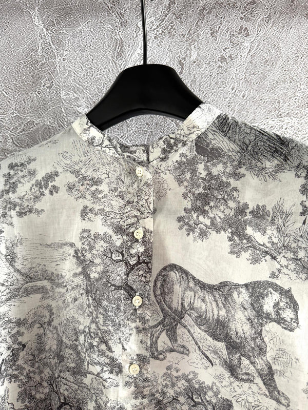 CD Shirt Gray Cotton