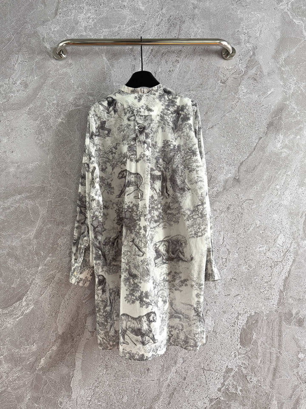 CD Shirt Gray Cotton