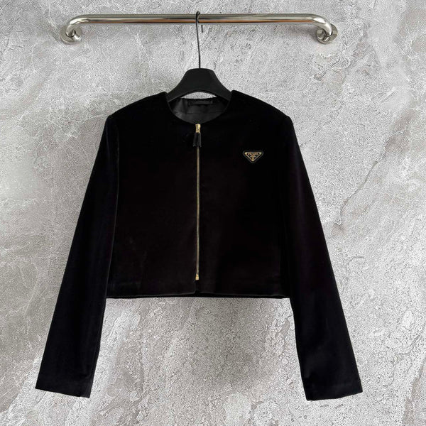 Prada Jacket Black Cotton