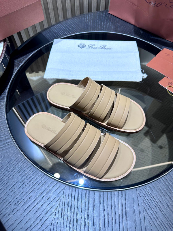 LP NAHA SANDAL BEIGE LAMBSKIN