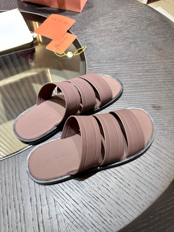 LP NAHA SANDAL CHOCOLATE LAMBSKIN