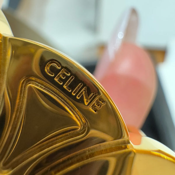 CEL Triomphe Belt 18mm Etoupe Gold Calfskin 187492