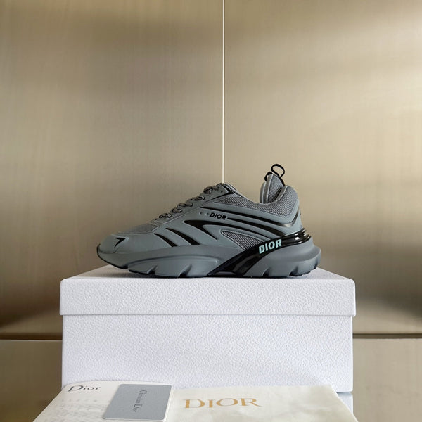 CD B32 SNEAKER GREY BLUE CALFSKIN