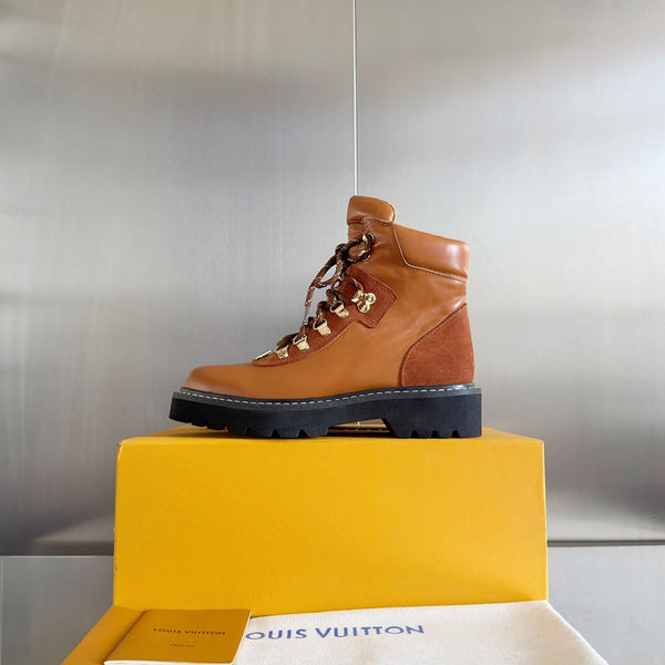 LV Territory Flat Ranger 40mm Brown Cowhide