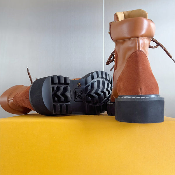 LV Territory Flat Ranger 40mm Brown Cowhide