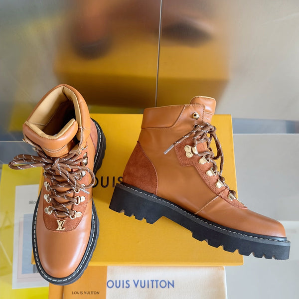 LV Territory Flat Ranger 40mm Brown Cowhide