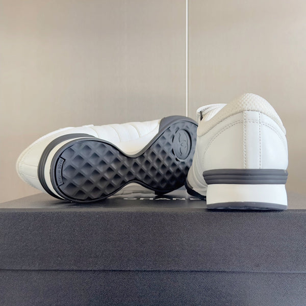 SNEAKER CC MARY JANE IN PELLE DI AGNELLO BIANCA