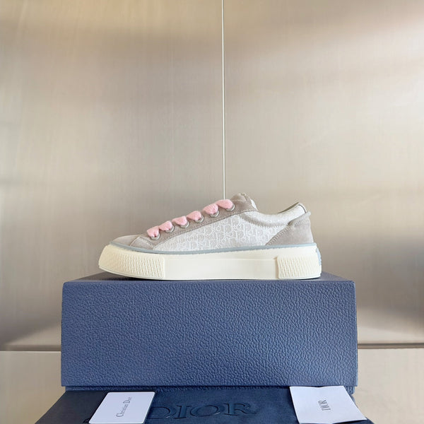 CD B33 Sneaker 40mm Grey Light Brown Monogram Suede