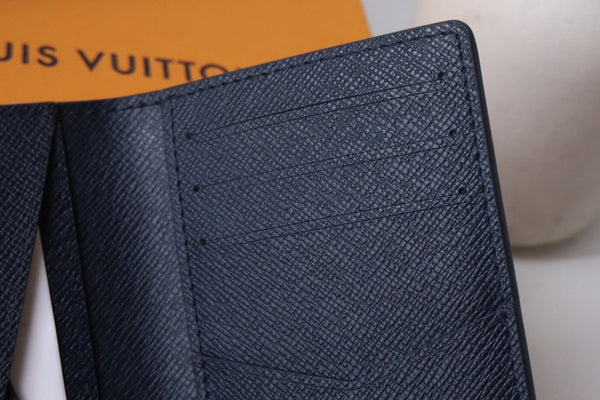 LV Pocket Wallet Blue Damier Heritage Canvas 217107