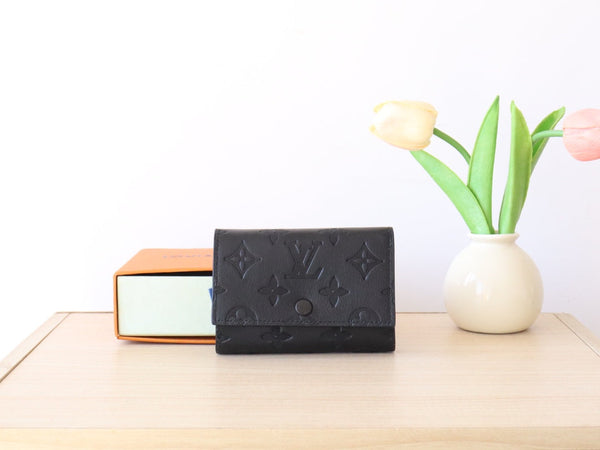 LV M12635 Victor Gaston Wallet Black Cowhide 234377