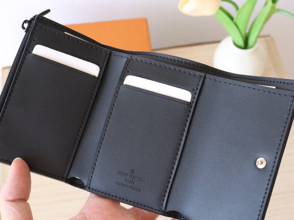 LV M12635 Victor Gaston Wallet Black Cowhide 234377