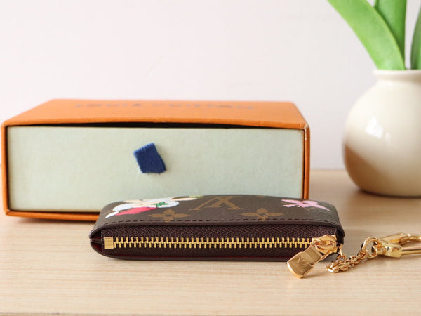 LV M12229 Key Pouch Candy Red Monogram Canvas 224252