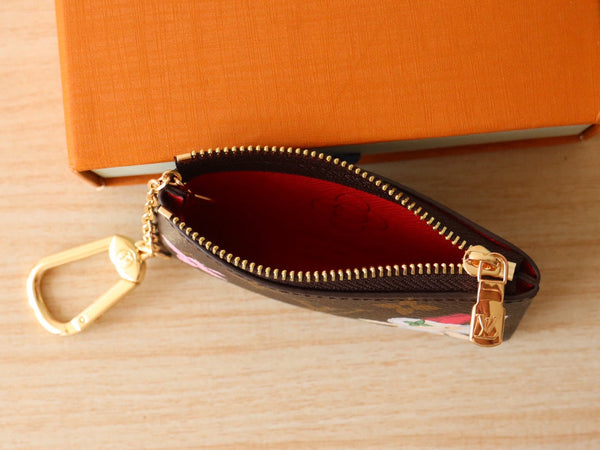 LV M12229 Key Pouch Candy Red Monogram Canvas 224252