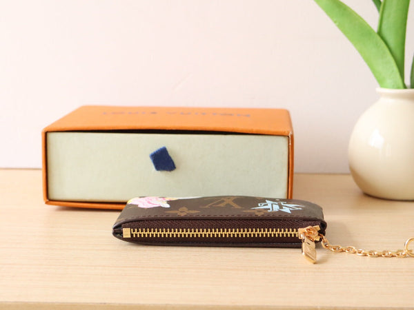 LV M12229 Key Pouch Azur Frost Monogram Canvas 224253