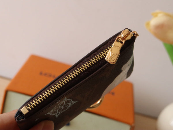 LV M12229 Key Pouch Azur Frost Monogram Canvas 224253