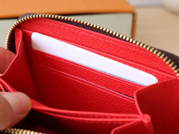 LV M12210 Zippy Coin Purse Candy Red Monogram Canvas 224259