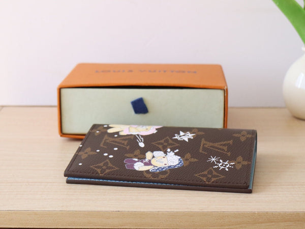 LV M12237 Passport Cover Azur Frost Monogram Canvas 224258