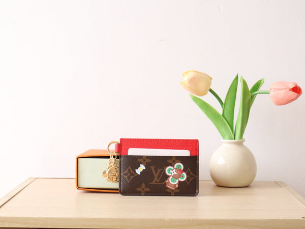 LV M12215 Charms Card Holder Monogram Canvas