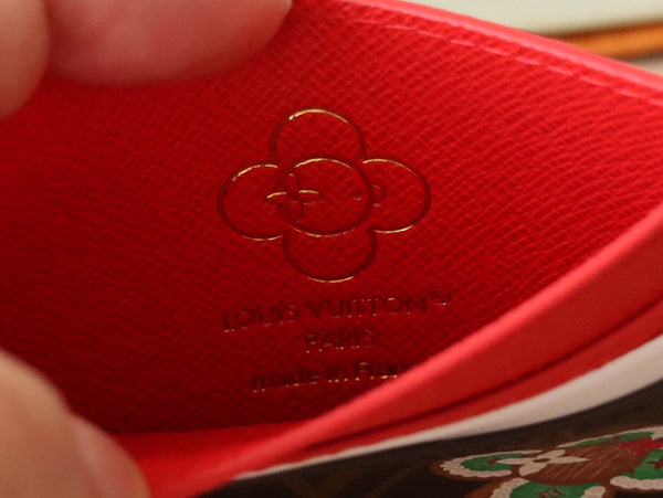 LV M12215 Charms Card Holder Monogram Canvas