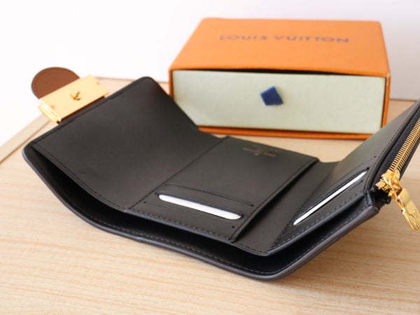 LV Dauphine Compact Wallet Monogram & Monogram Reverse Canvas 224221