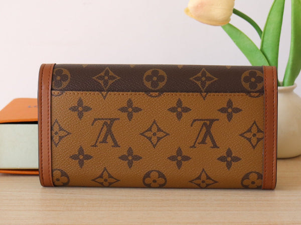 LV Sarah Wallet Monogram & Monogram Reverse Canvas 224222