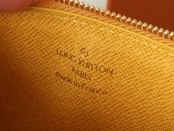 LV Coin Card Holder Yellow Monogram Heritage Canvas 224159