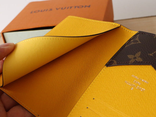 LV M82862 Passport Holder Yellow Monogram Canvas 224117