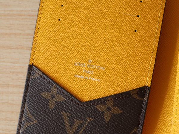 LV M82862 Passport Holder Yellow Monogram Canvas 224117