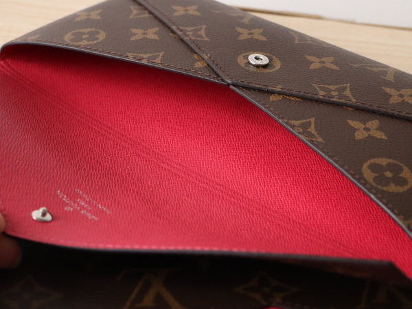 LV M12359 Kirigami Organizer Wallet Pondichery Pink Cowhide 247860