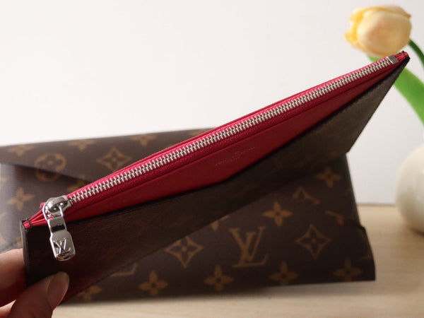 LV M12359 Kirigami Organizer Wallet Pondichery Pink Cowhide 247860