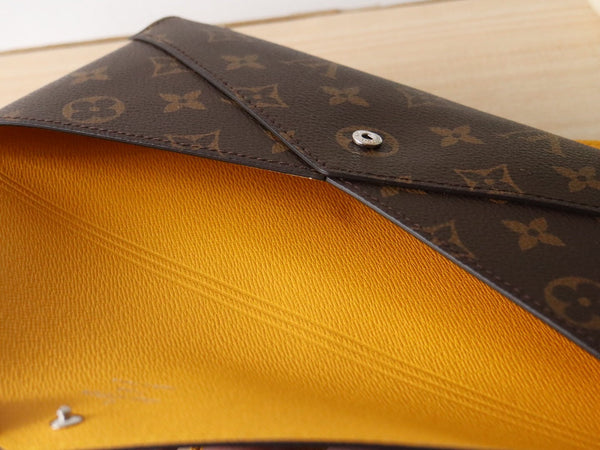 LV M12359 Kirigami Organizer Wallet Safran Yellow Cowhide 247861