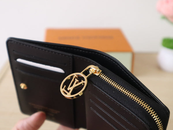 LV x TM Lou Wallet 11.5cm Multicolor Monogram Embossed Lambskin GHW