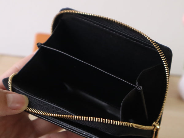 LV x TM Lou Wallet 11.5cm Multicolor Monogram Embossed Lambskin GHW