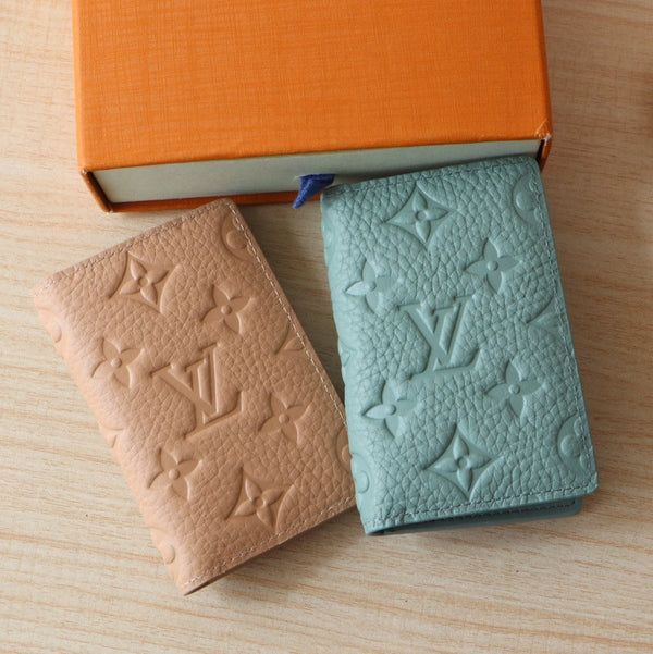 LV Pocket Organizer Monogram Grained Taurillon Cowhide