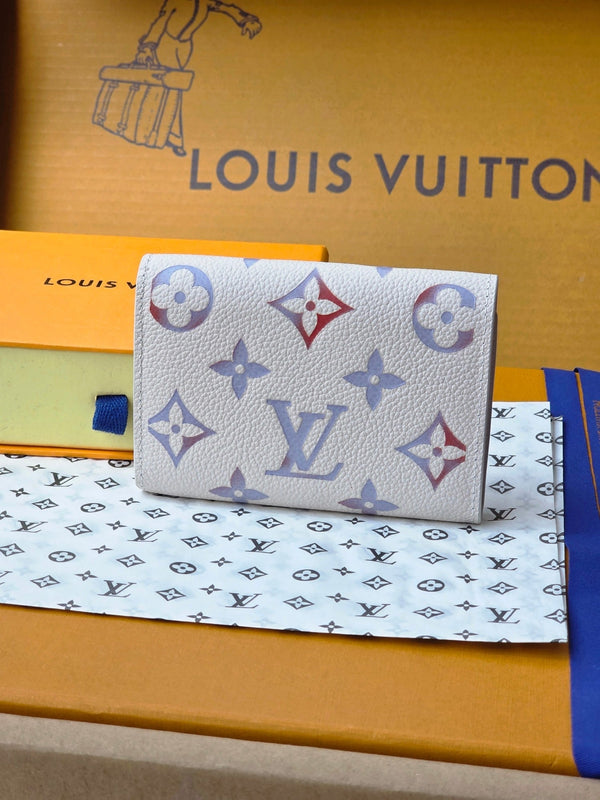 LV M25649 Victorine wallet Dream Beige Embossed Grained Cowhide - Light GHW